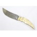 Dagger Knife Full Damascus Steel Blade Chip Handle Handmade D135